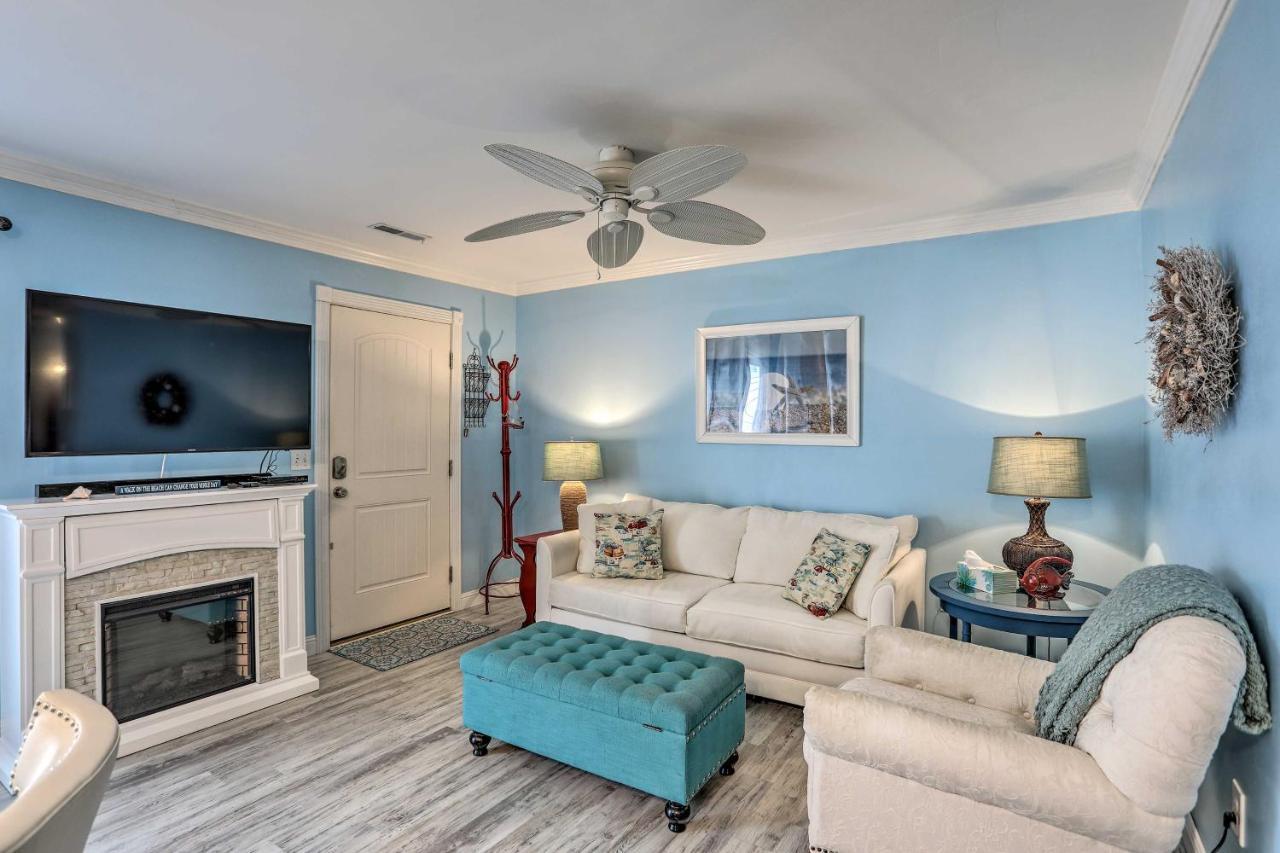 Breezy Murrells Inlet Condo With Deck Walk To Beach Миртл-Бич Экстерьер фото